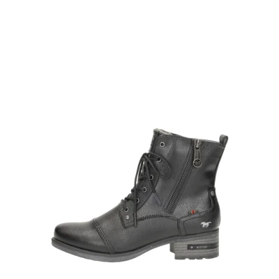 Afbeelding van Mustang Veterboots, Dames, Maat: 38, Schwarz