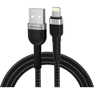 Afbeelding van Wozinsky WNBAL2 USB A/Lightning 2.4A kabel 2 m zwart