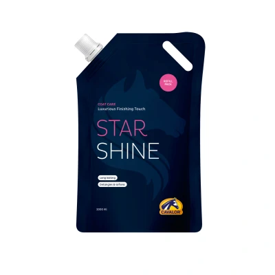 Afbeelding van Cavalor Star Shine Vloeibaar Bus Met Spray Paardenvachtverzorging 2 l