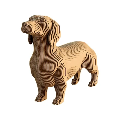 Afbeelding van Cartonic DACHSHUND 3D puzzel puzzels DIY kinderen en volwassenen