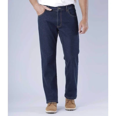 Afbeelding van Atlas for Men Zwarte regular stretch jeans Heren Verkrijgbaar in grote maten 52