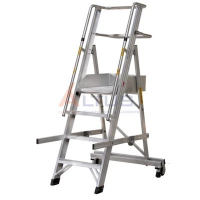 Afbeelding van Altrex magazijntrap Rolhouse Pro 4 treden