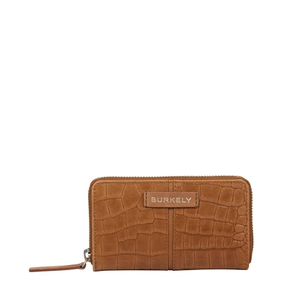 Afbeelding van Burkely Cool colbie Medium Zip Around Wallet cognac Dames portemonnee