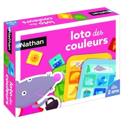 Afbeelding van Nathan Loto der kleuren educatief spel voor instap in de vanaf 2 jaar