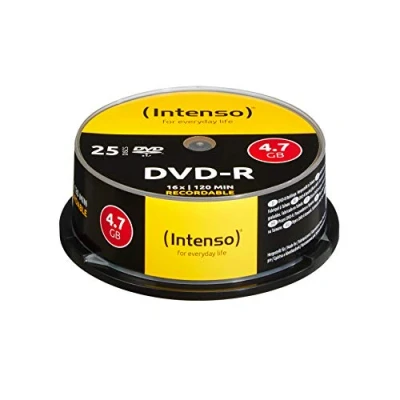 Afbeelding van Intenso DVD R 25 stuks cake 4,7 GB 1 x 16 pinnen krasbestendig