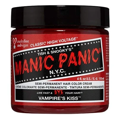 Afbeelding van Manic Panic Vampire&#039;s Kiss Classic Crème Vegan Cruelty Free Red Semi Permanent Hair Dye 118 ml