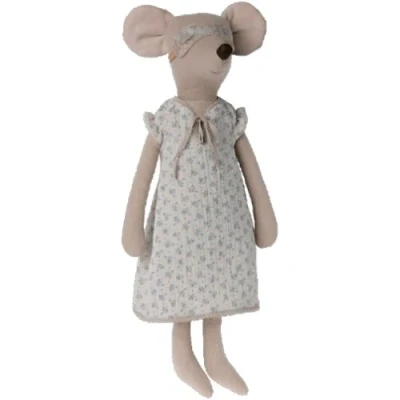 Afbeelding van Maileg knuffelmuis nachtjapon maxi 50 cm