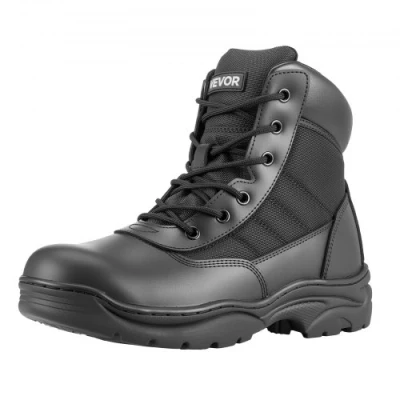 Image de VEVOR Bottes Militaires Homme Tactiques Combat Respirantes Pointure EU 44 Noir