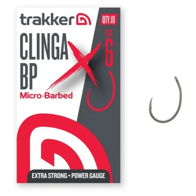 Afbeelding van Trakker Clinga BP XS Hooks Micro Barbed Haakmaat 6 (10 Stuks) Karperhaken