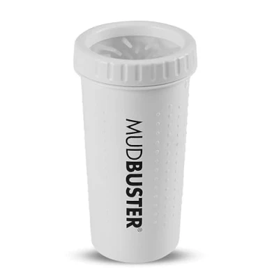 Afbeelding van Dexas MudBuster Draagbare hondenwasmachine, pootreiniger, maat L, helder wit speciale editie
