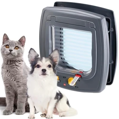 Afbeelding van Kattenluik Swing 5 grijs