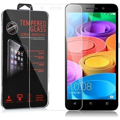 Afbeelding van Cadorabo Screenprotector geschikt voor Honor 4X Pantser film Beschermende in KRISTALHELDER Geharde (Tempered) display beschermglas 9H hardheid met 3D Touch