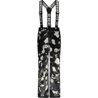 Afbeelding van SuperRebel SPEED Skibroek Junior Camou Black 116 Zwart Skibroeken