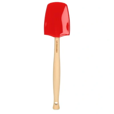 Afbeelding van Le Creuset Silicone Spatel Met Steel In Kersenrood 32cm