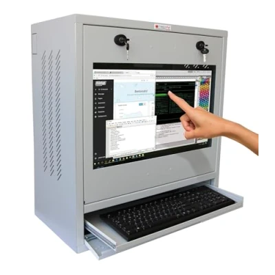 Afbeelding van Techly ICRLIM10SV Rack Wandplank (12.57 HE, 19 inch rek), Serverkast, Grijs