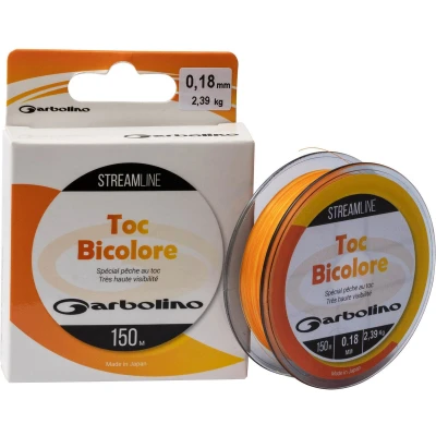 Afbeelding van Garbolino Streamline Toc Bicolore 150m (Fluo Orange) Maat : 0.20mm