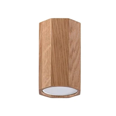 Afbeelding van Sollux Lighting Plafondspot ZEKE 10 eiken LED
