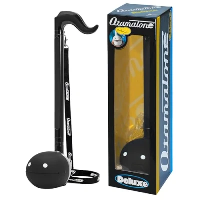 Afbeelding van Otamatone Deluxe [Engelse Editie] Elektronisch Muziekinstrument Draagbaar Synthesizer Speelgoed uit Japan door Maywa Denki, Zwart