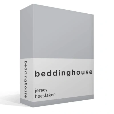 Afbeelding van Hoeslaken Jersey katoen Beddinghouse Licht grijs