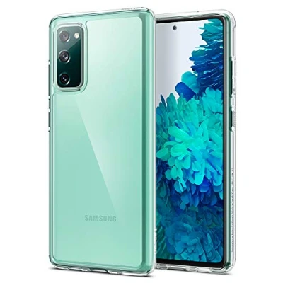 Afbeelding van Samsung Galaxy S20 FE Hoesje Spigen Ultra Hybrid Serie Hard Kunststof Backcover Crystal Clear Geschikt Voor
