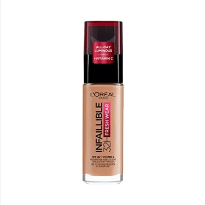 Image de L’Oréal Paris Infaillible 32H Fresh Wear Foundation 300 Fond de teint longue tenue au fin 30ML