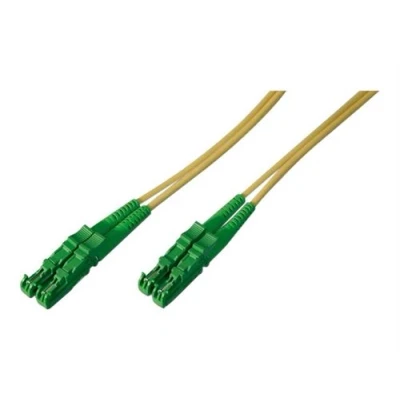 Image de DIGITUS Professional Cordon de raccordement mode unique E2000/APC (M) pour 1 m fibre optique duplex 9 / 125 micromètres OS1 sans halogène jaune