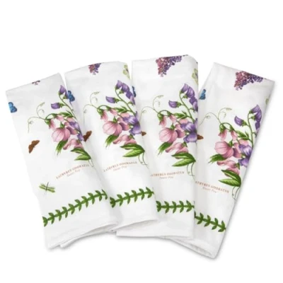 Afbeelding van Portmeirion Home &amp; Gifts katoenen servetten, meerkleurig, 45 x 1 cm, 4 stuks