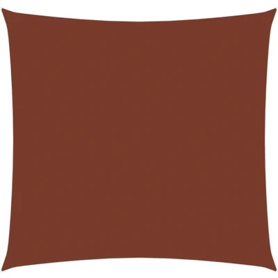 Afbeelding van Zonnescherm vierkant 6x6 m oxford stof terracottakleurig