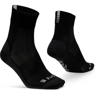 Afbeelding van GripGrab Merino Lightweight SL Zomer Fietssokken Sport Sokken Wielersokken met Wol Zwart Unisex Maat S (38 41)