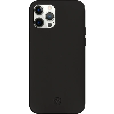 Afbeelding van Valenta Leather Back Cover Snap Luxe Apple iPhone 12 Pro Max Black