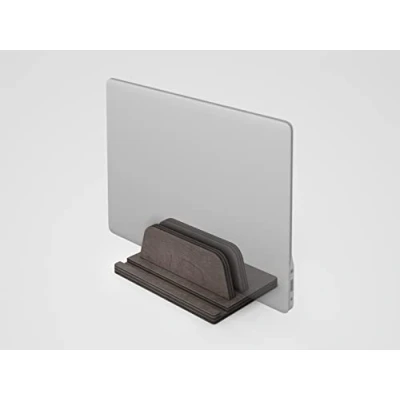 Afbeelding van Verticale laptopstandaard Made in EU (zwart)