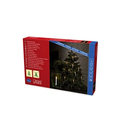 Afbeelding van Konstsmide 1005 000 Kerstboomverlichting Kaarsen Buiten werkt op het lichtnet Aantal lampen 16 Gloeilamp Helder Verlichte lengte: 10.5 m