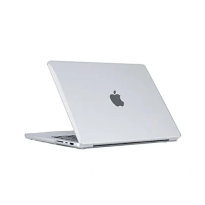 Afbeelding van Lunso Geschikt voor MacBook Pro 14 inch (2021 2023) cover hoes case Glanzend Transparant