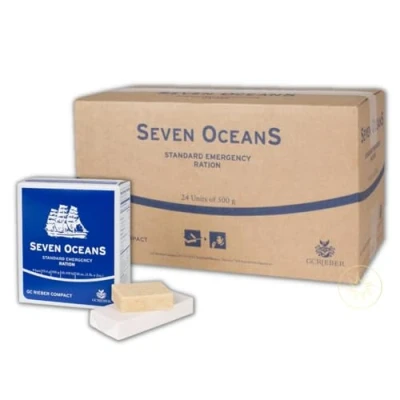 Afbeelding van Seven Oceans Emergency Food XXL karton langdurige voeding met extreem lange levensduur