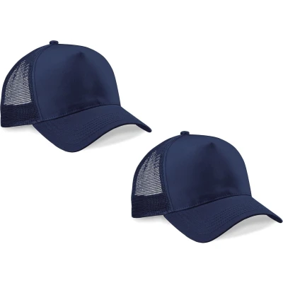 Afbeelding van Beechfield Snapback truckerpet B640 French Navy /