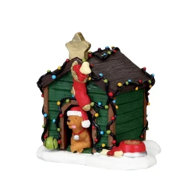 Afbeelding van Decorated light doghouse LEMAX
