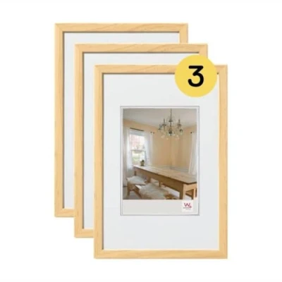 Afbeelding van walther design Peppers BP710K3 fotolijst van grenenhout, 7 x 10 cm, 3 stuks
