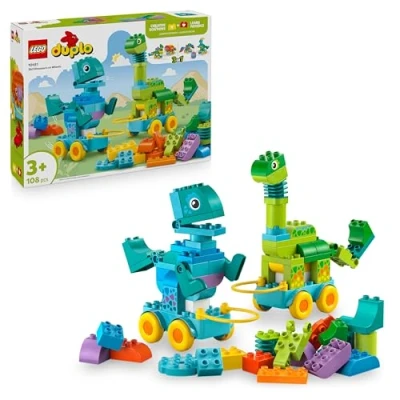 Image de LEGO® DUPLO® Town 10451 Dinosaures sur roues 3 en 1