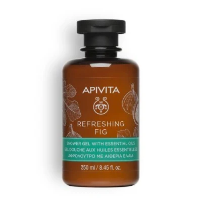 Afbeelding van Apivita Body Care Refreshing Fig Shower Gel with Essential Oils 250 ml