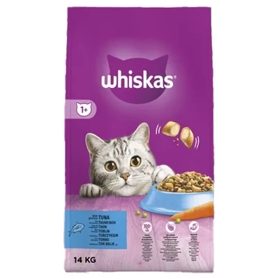Afbeelding van Kattenvoer Whiskas 5900951014390 Volwassen Tonijn 14 Kg