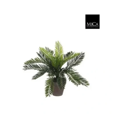 Afbeelding van Cycas Palm Kunstplant in Bloempot Stan H33 x Ø34 cm Groen