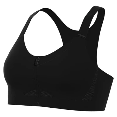 Afbeelding van Nike alpha sport bh in de kleur zwart.