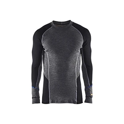 Afbeelding van Blaklader Onderhemd 100% Merino WARM 4897 1732 Medium Grijs/Zwart S