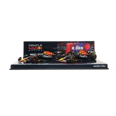 Afbeelding van 2 car set:Oracle Red Bull Racing RB19, #1, WC Qatar Sprint + GP 2023 1:43 Minichamps