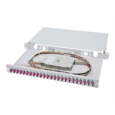 Image de DIGITUS Professional DN 96332 4 Boîtier d&#039;épissures LC x 48 1U 19&quot;