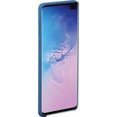 Afbeelding van EF PG975TLEGWW Samsung Silicone Cover Galaxy S10 Plus Blue