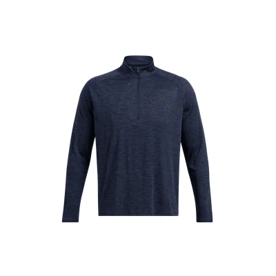 Afbeelding van Under Armour Longsleeves Ua Tech Textured 1/2 Zip Midnight Navy 410 M (US MD)