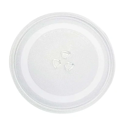 Afbeelding van GC GLOBALCOMMERCE PLA245 Universele draaiende glazen schaal 24,5 cm voor magnetron met 3 bevestigingen