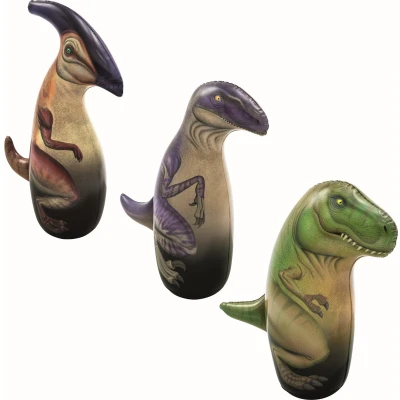 Afbeelding van Opblaasbare boksbal met standaard voor kinderen Bestway Dinosaurus 91 cm