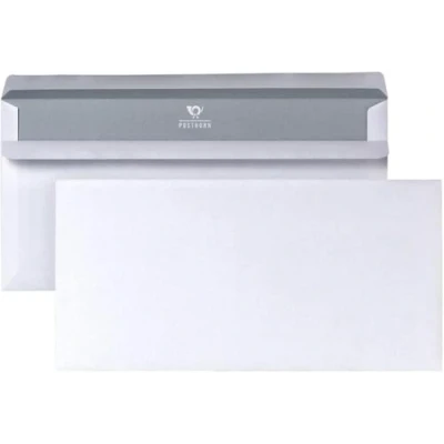 Afbeelding van Posthorn 1000 enveloppen DIN lang (110 x 220 mm) 75 g wit zelfklevend
